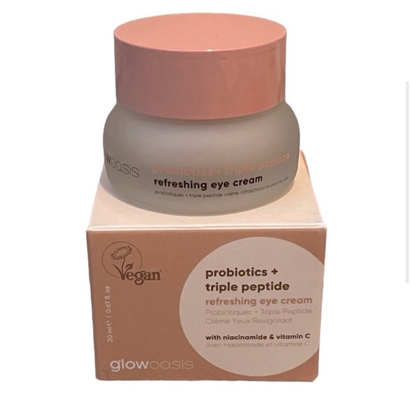 Glowoasis Probiotics + Triple Peptide Refreshing Eye Cream - Picture 3 of 3
